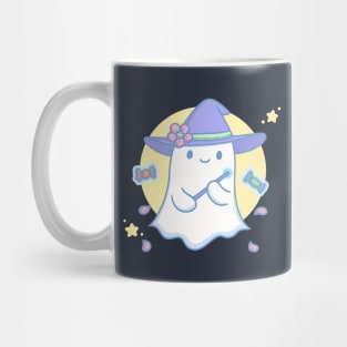 Flower Ghost Witch Mug